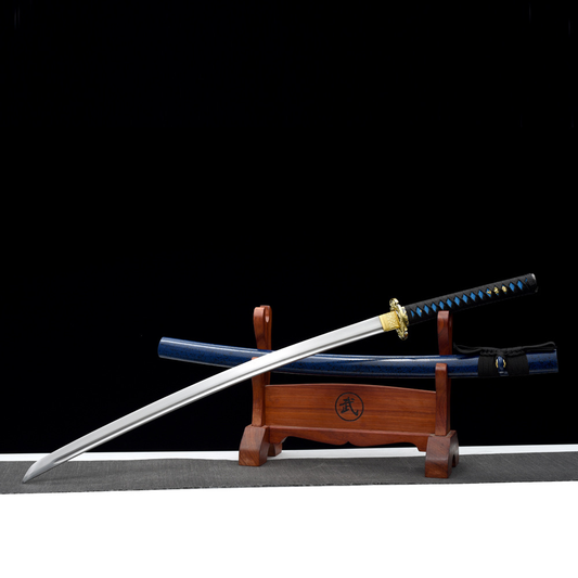 Carbon Steel Katana Dark Blue Katana Japanese Sword