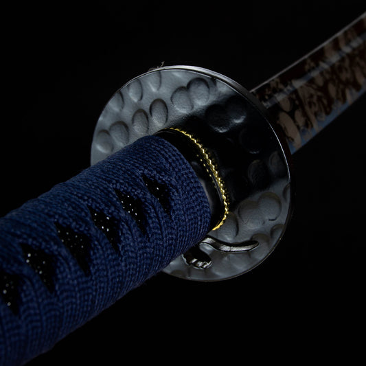 High Manganese Steel Blue Bladed Katana Japanese Sword