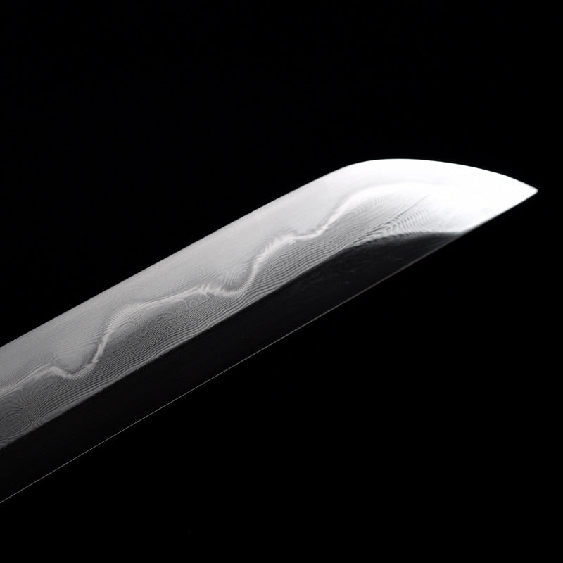 Damascus Steel Brown Samurai Katana Sword