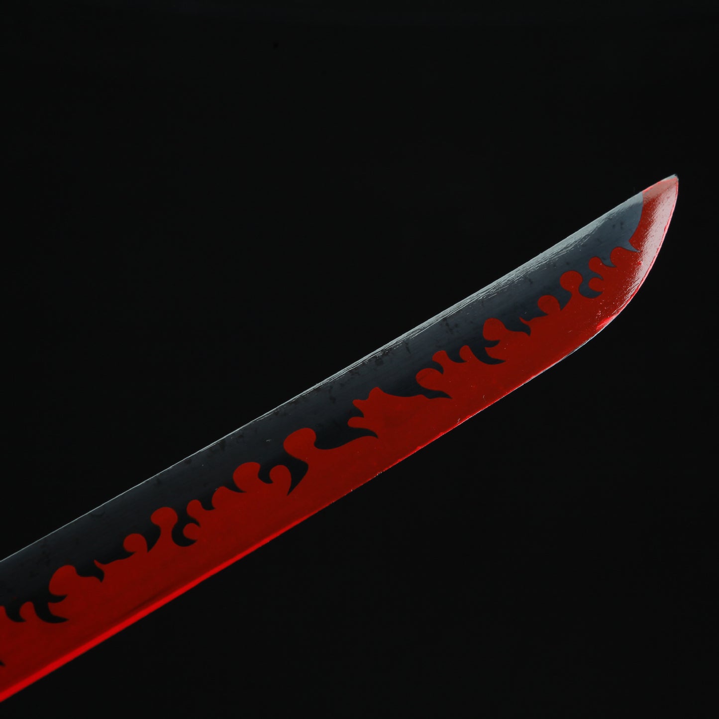 1045 Carbon Steel White and Gold Katana Demon Slayer Sword