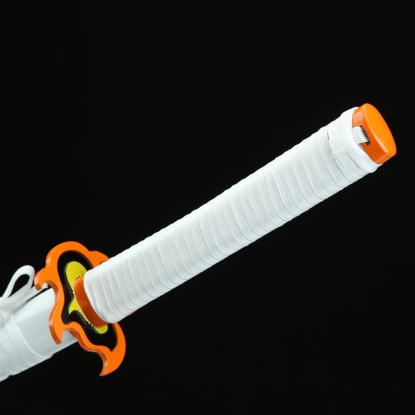 1045 Carbon Steel White and Gold Katana Demon Slayer Sword