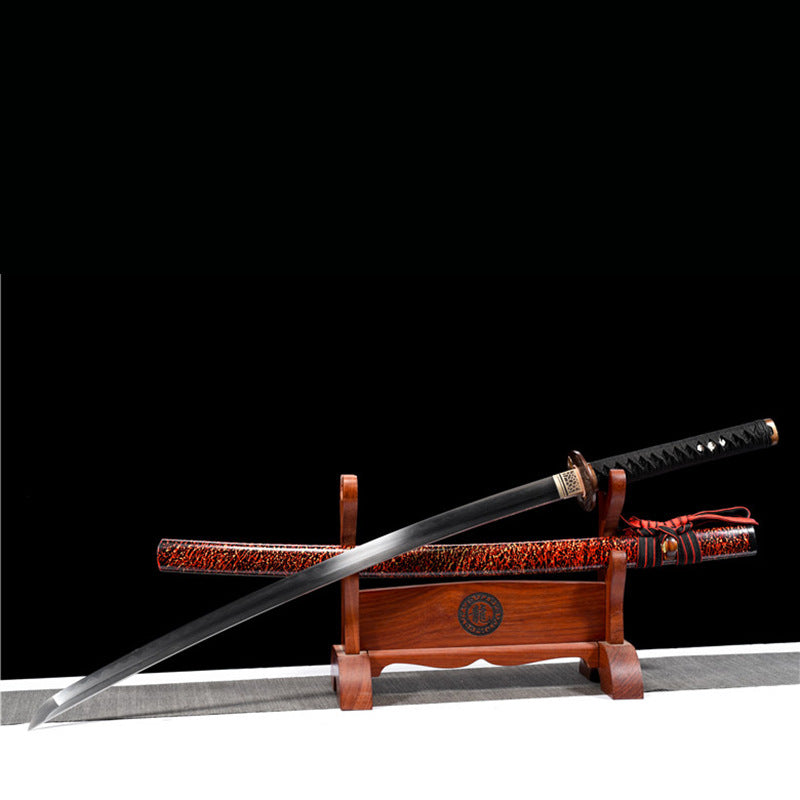 Mutsu Japan Samurai Katana Pattern Welded Damascus Blade