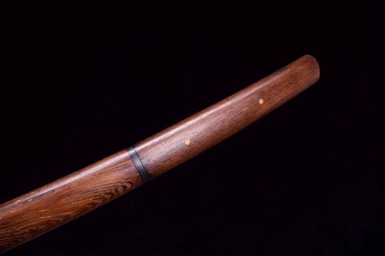 T10 Steel Brown Forged Rosewood Sheath Katana Iaido Anime Sword