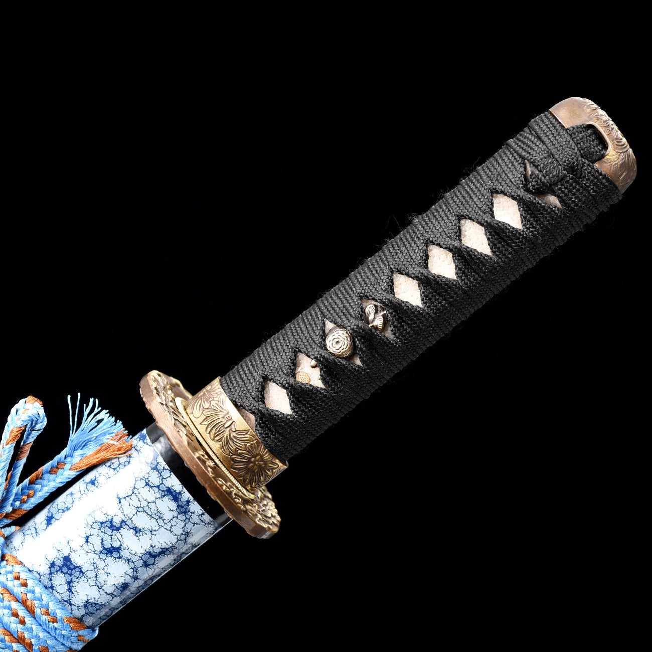 Tanto Patterned Steel Zebra Baked Blue