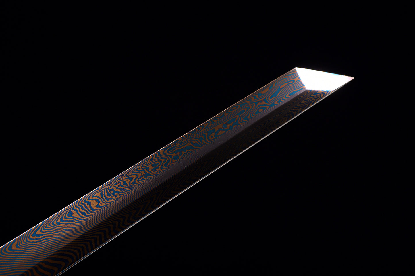 Tanto Patterned Steel Zebra Baked Blue