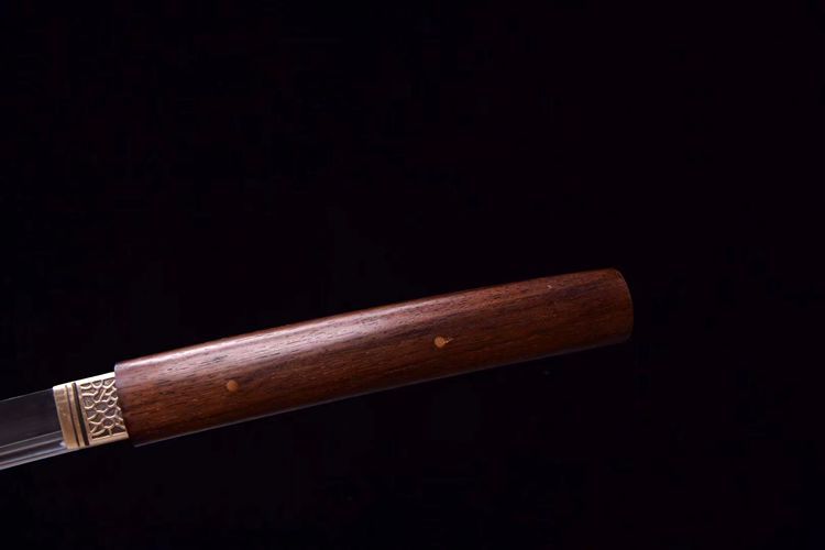 T10 Steel Brown Forged Rosewood Sheath Katana Iaido Anime Sword
