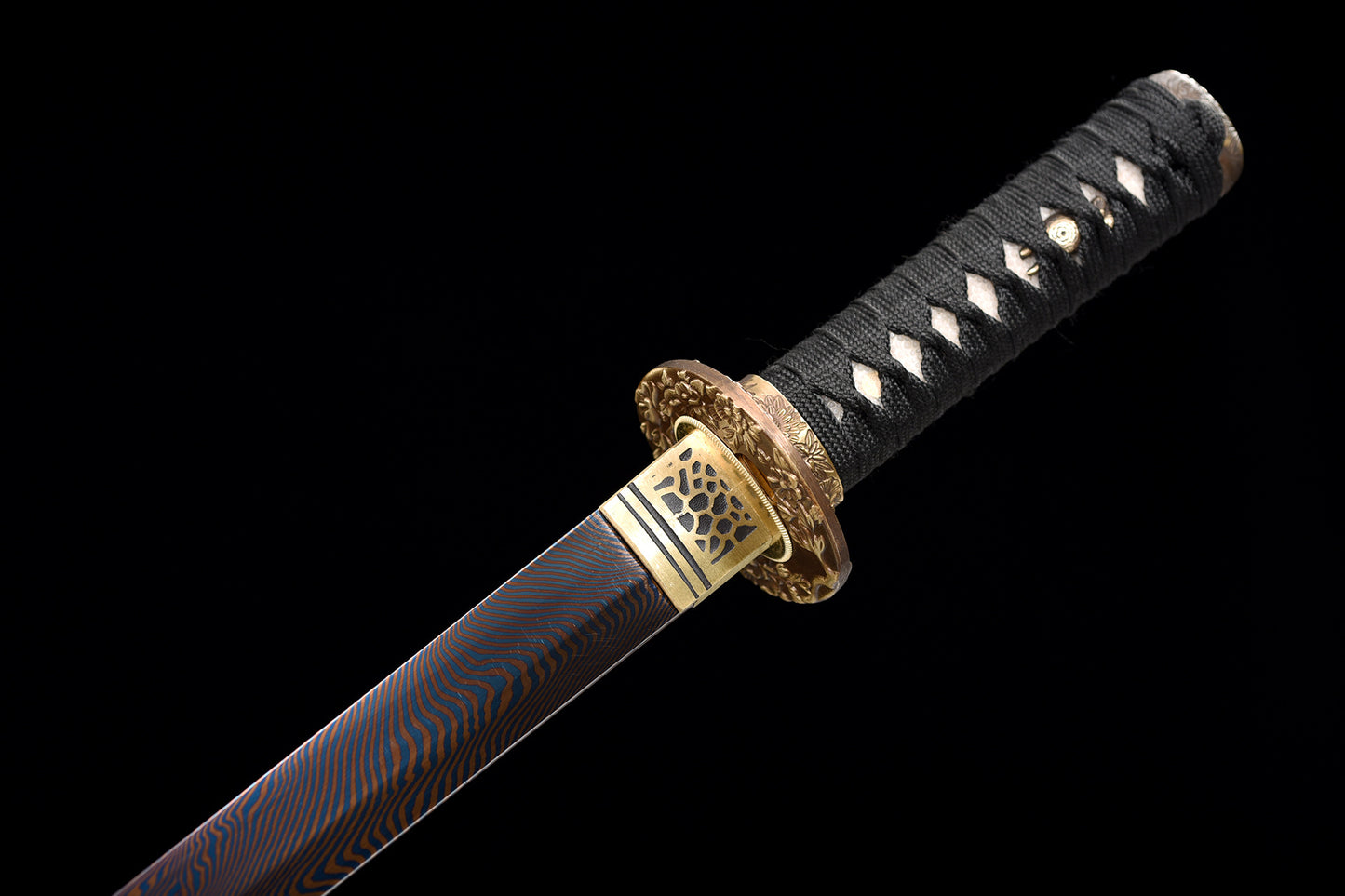 Tanto Patterned Steel Zebra Baked Blue