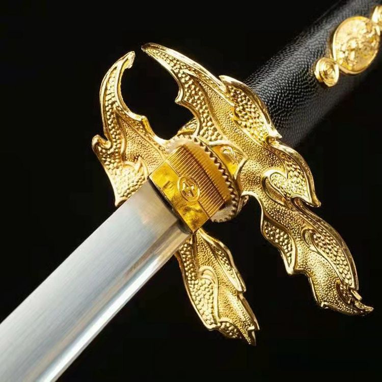 1095 Steel Katana Japanese Anime Sword Red and Black