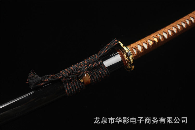 Short Aluminum Katana Wooden Handle