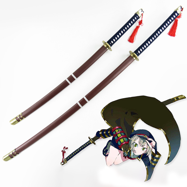 Anime Touken Ranbu Swords Wooden Nodachi