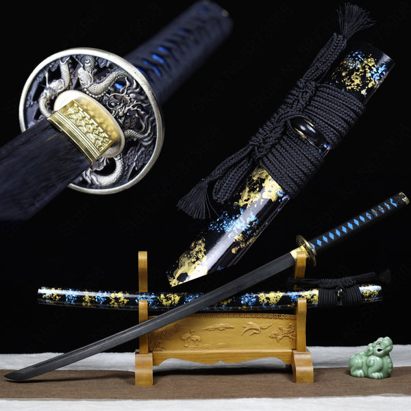 103cm Japan Uchigatana Katana Iaido Training Props Wood Sword Bushido Training Cassia Siamea for Cosplay