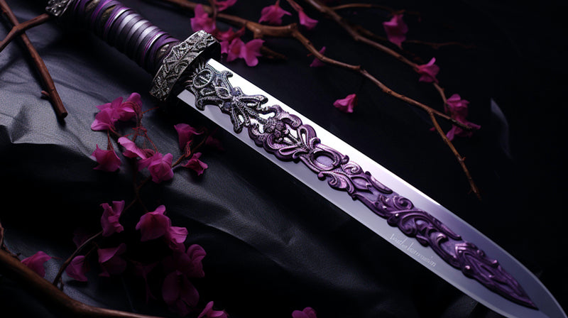 Purple katana