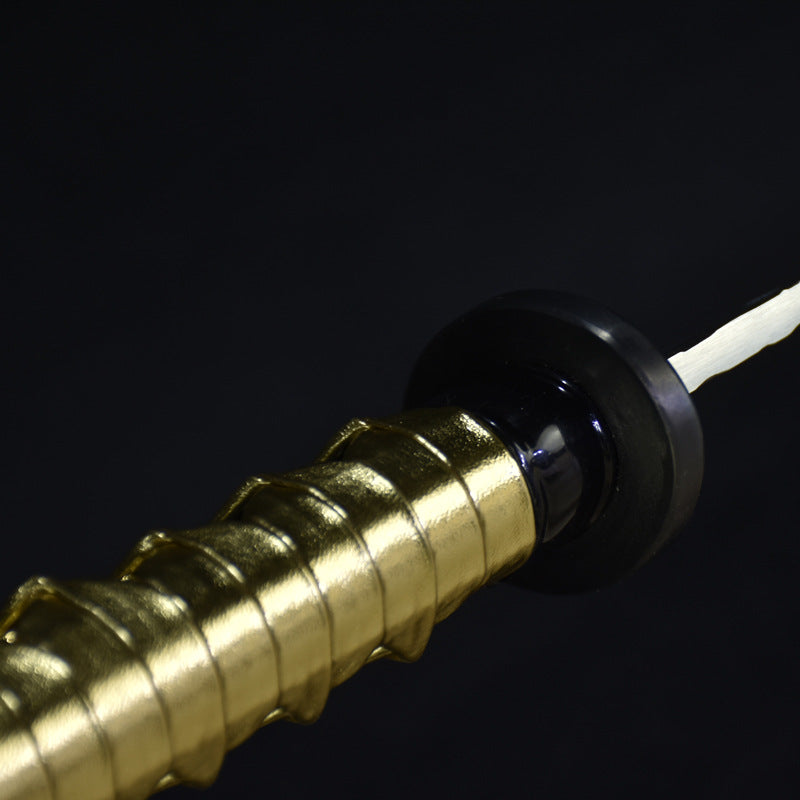 Handmade Metal Katana Sword Black and Yellow Katana Japanese