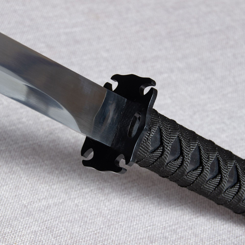 Steel Black Straight Katana