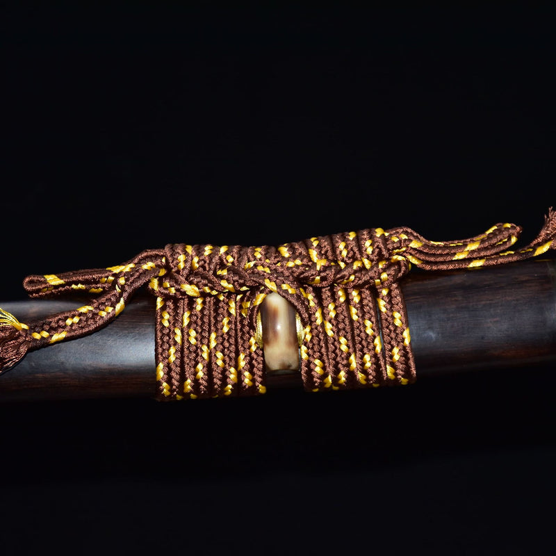 Hand Forged Dark Yellow Japanese Samurai Swords