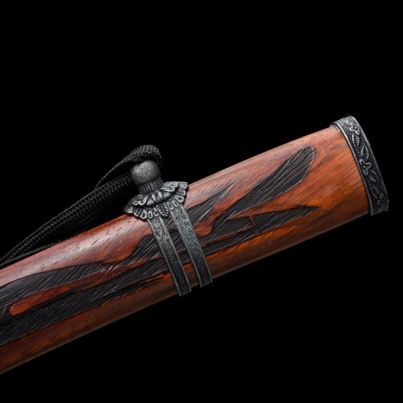 Handmade Mortal Blade Sekiro Purple Bladed Katana