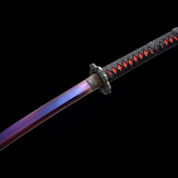 Handmade Mortal Blade Sekiro Purple Bladed Katana