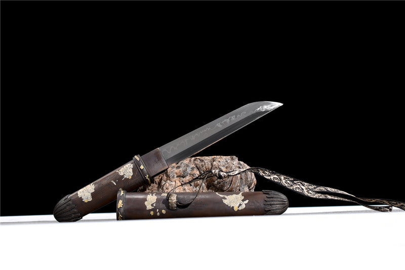 Bronze-mounted T10 Steel Tanto Saber