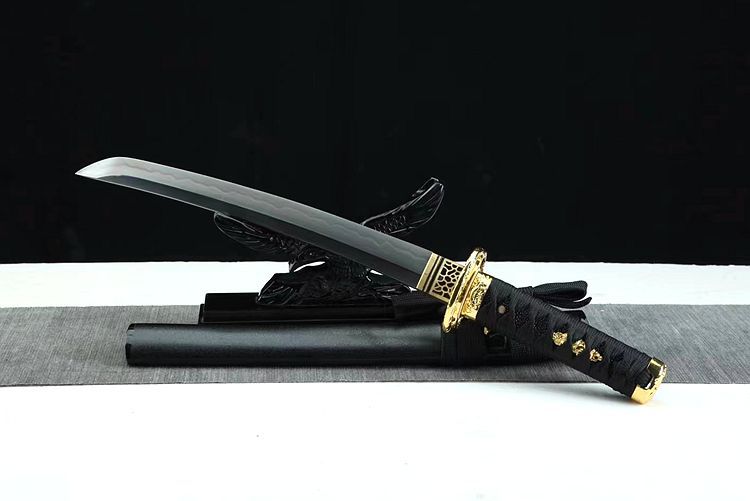 Handmade Sword Musashi Short Sword Samurai Wakizashi Kogarasu Maru