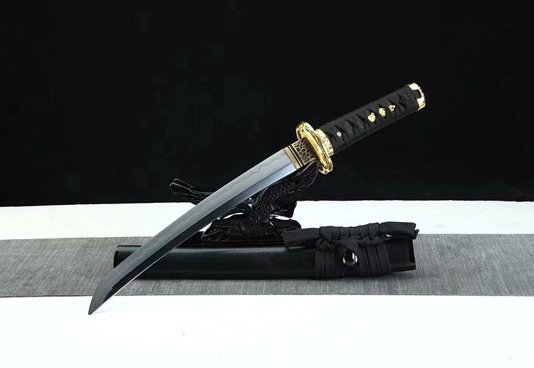 Handmade Sword Musashi Short Sword Samurai Wakizashi Kogarasu Maru