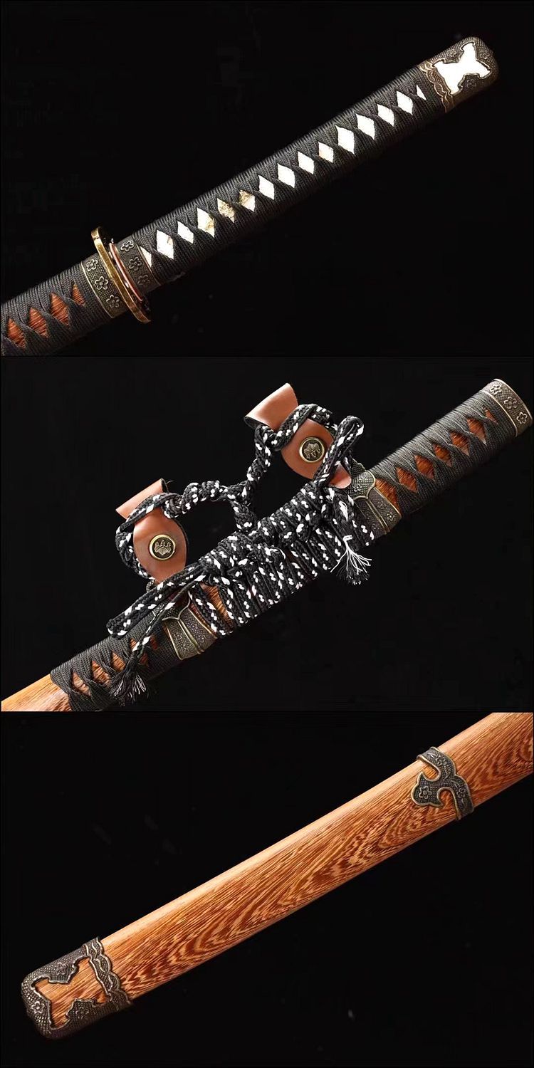 T10 Steel Katana Anime Sword Brown