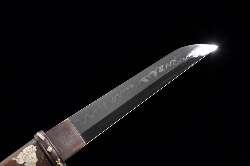 Bronze-mounted T10 Steel Tanto Saber
