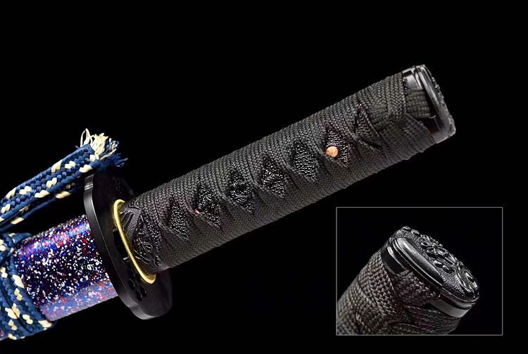 Sword T10 Steel Kogarasu Maru Wakizashi Katana Tanto