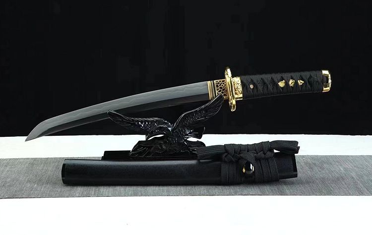 Handmade Sword Musashi Short Sword Samurai Wakizashi Kogarasu Maru