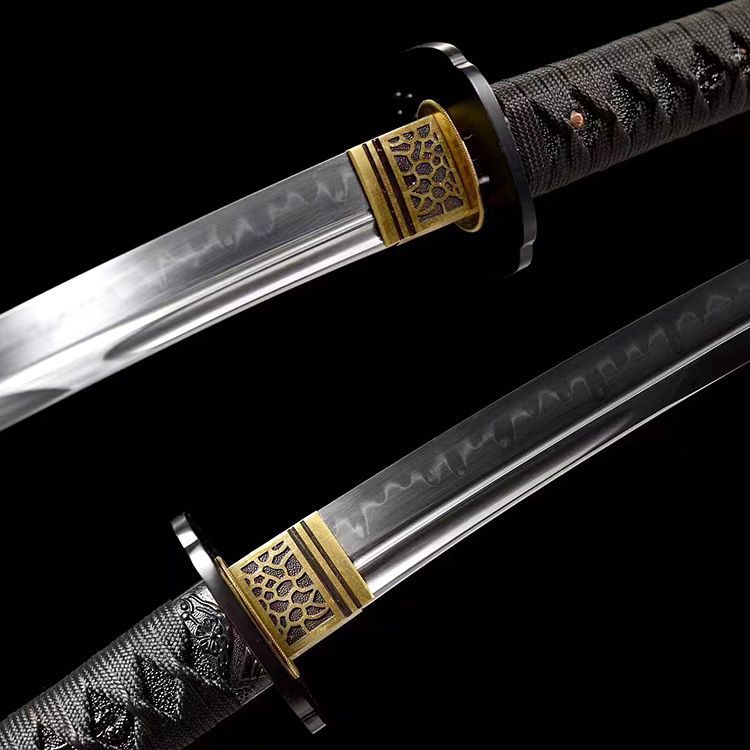 Sword T10 Steel Kogarasu Maru Wakizashi Katana Tanto