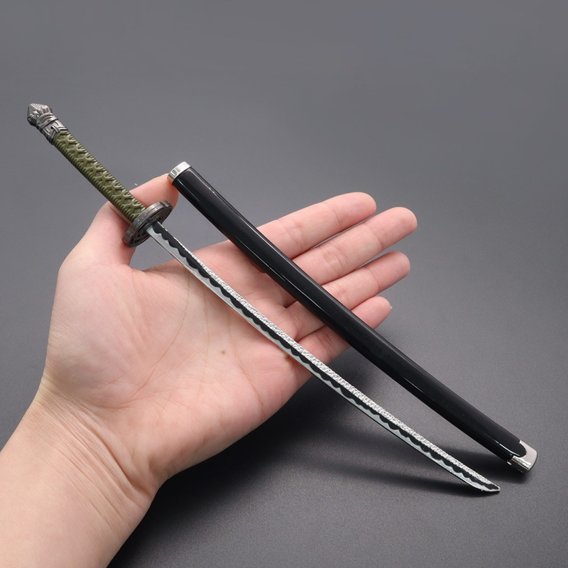 26cm Black Metal Elden Ring Moonveil Katana