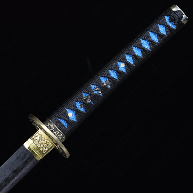 103cm Japan Uchigatana Katana Iaido Training Props Wood Sword Bushido Training Cassia Siamea for Cosplay