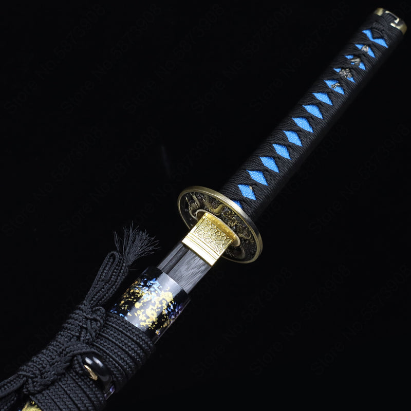 103cm Japan Uchigatana Katana Iaido Training Props Wood Sword Bushido Training Cassia Siamea for Cosplay
