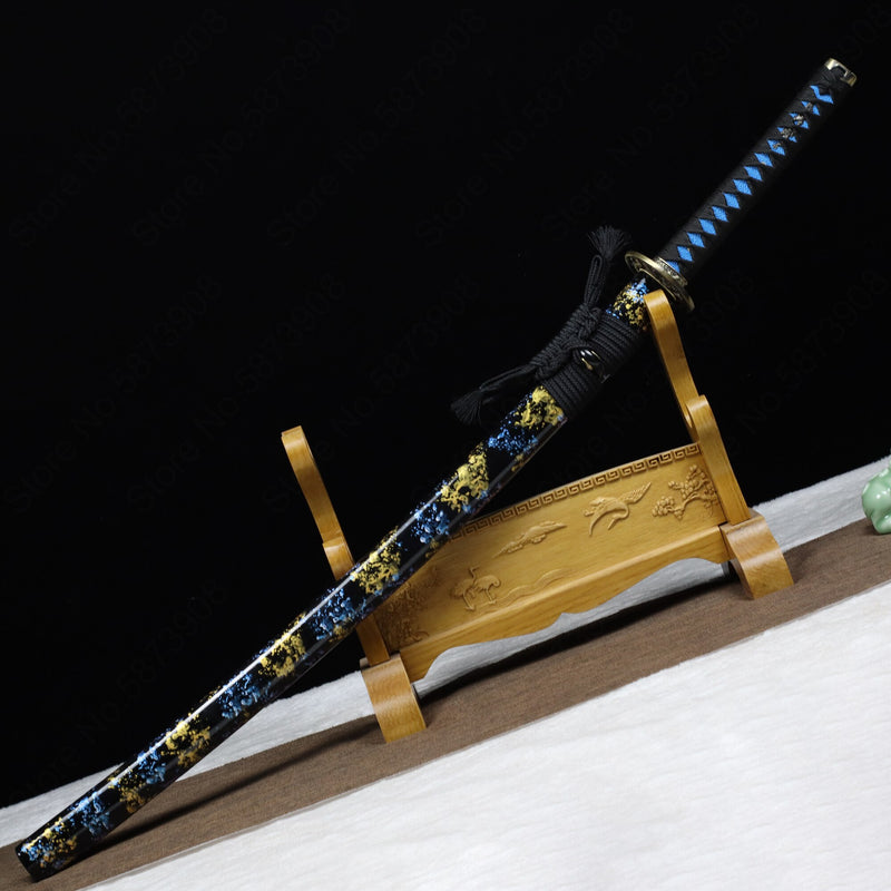 103cm Japan Uchigatana Katana Iaido Training Props Wood Sword Bushido Training Cassia Siamea for Cosplay