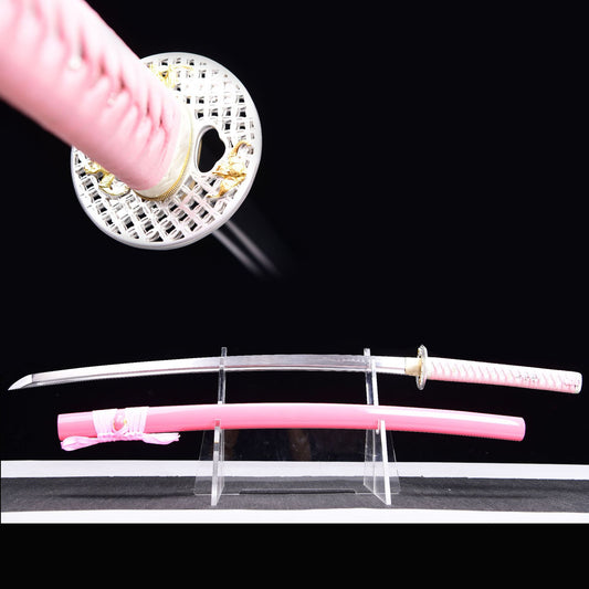 Pink COS Japanese samurai katana
