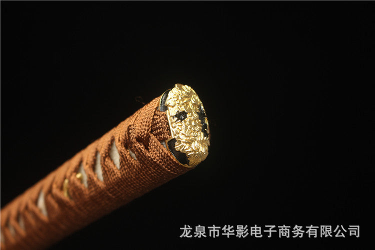 Short Aluminum Katana Wooden Handle